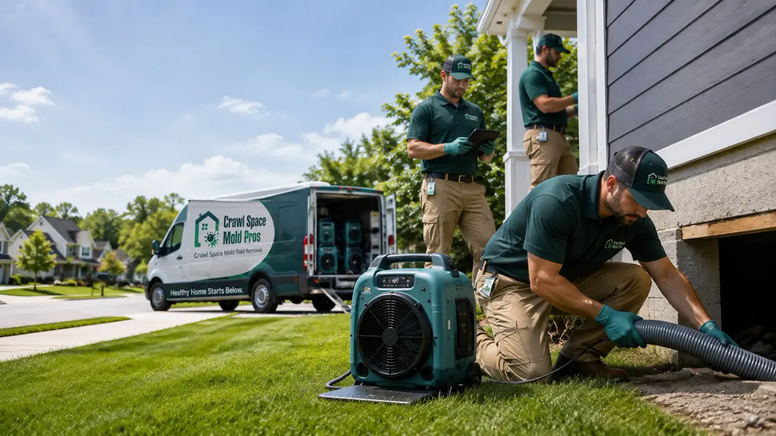 Crawl Space Mold Removal in Saint John, ND